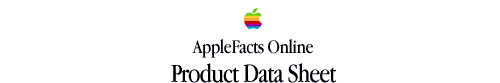 Apple Product Datasheet