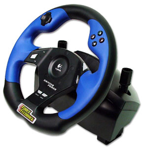 Logitech Driving Force Playstation 2 Wheel and Pedals USB Retail
