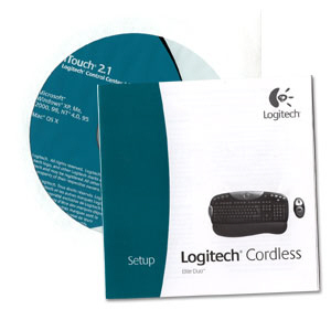 Logitech Cordless Duo Keyboard & Optical Mouse Kit PS/2