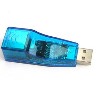  Ethernet on Translucent Blue Usb To Ethernet Adapter 10 100 Retail